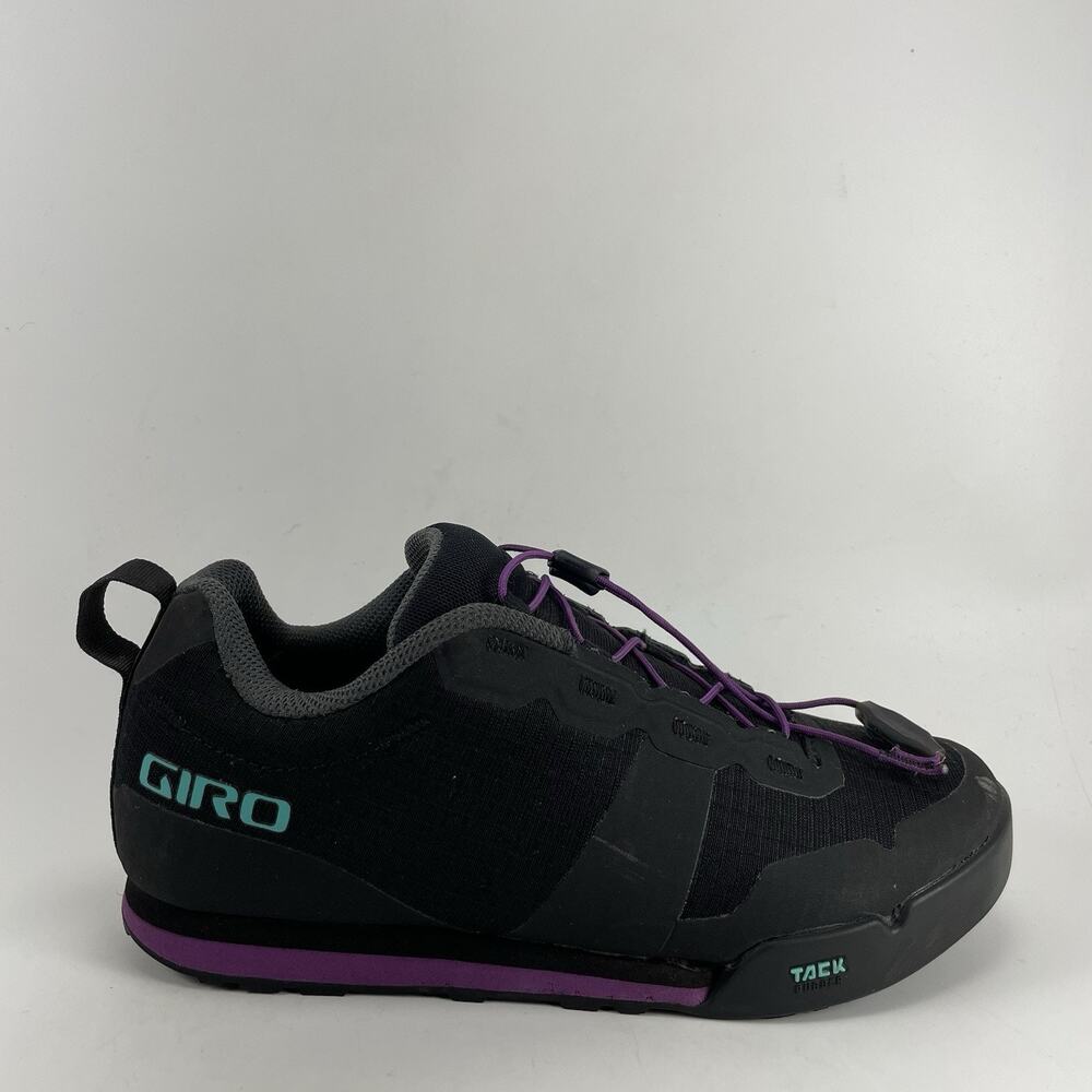 Giro Tracker Fastlace W Cycling Shoes Black Purple Womens Size 5 EU 36 Bike